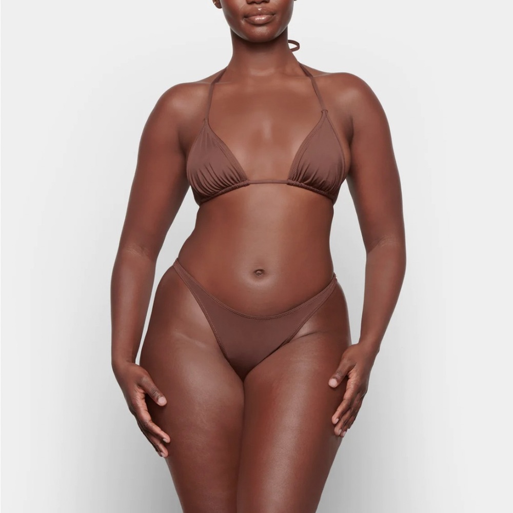 SKIMS | Swim Thong | Size Medium | Cocoa